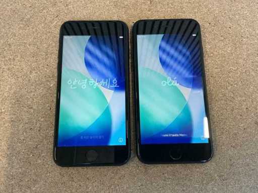 Apple iPhone SE (2022, 64GB) Telefon mobil (2x)