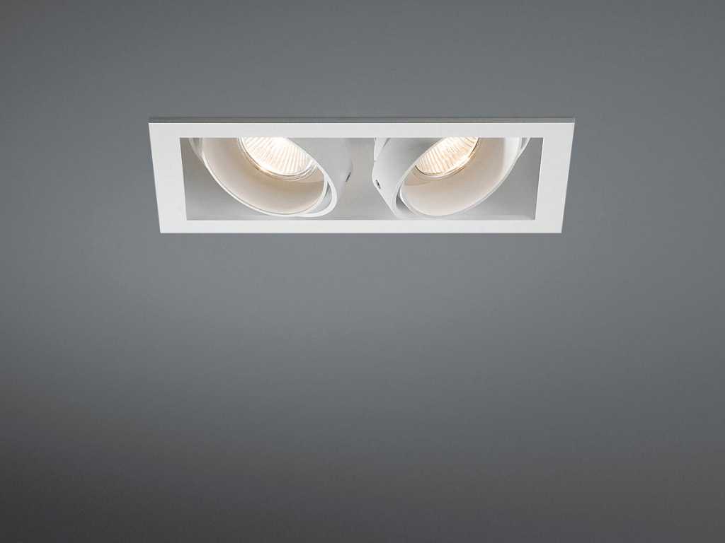 4 x Ledsc4 duo design recessed spotlight white