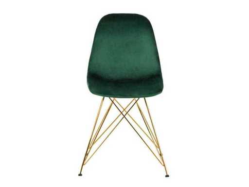 Stoel Jamie Luxe - Grün (4x)