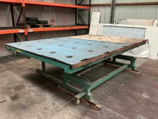 MUYEN Table mobile en verre