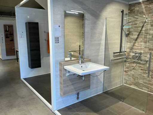 Primabad - MOVE - Set di mobili da bagno adatti a sedie a rotelle 75 cm