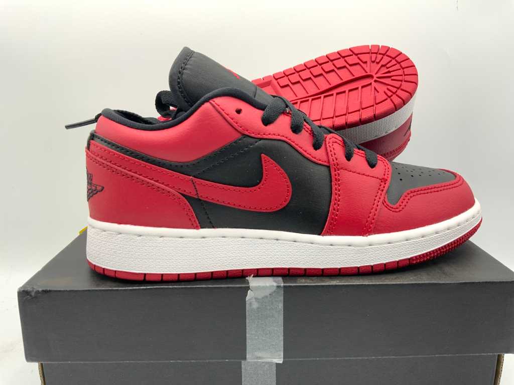 Nike Air Jordan 1 Low  Gym Red/Black-White Sneakers 35.5