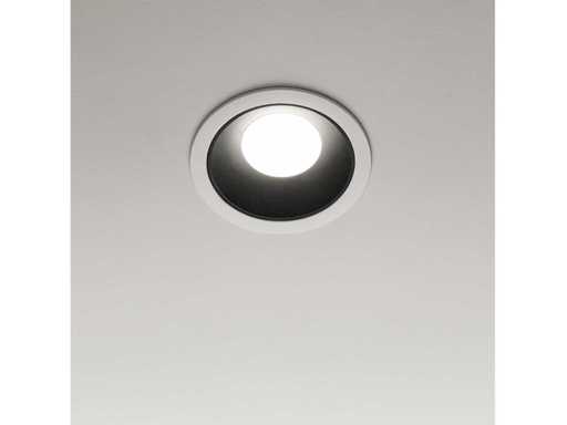 50 x Downlight Fitting – GU10 – Zwart/Wit – IP20
