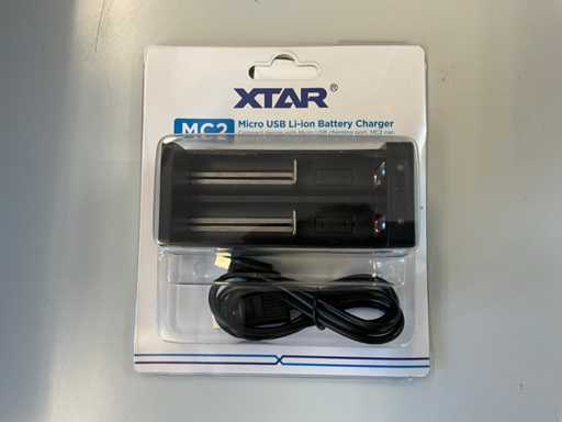 Partij Xtar MC2 batterijlader