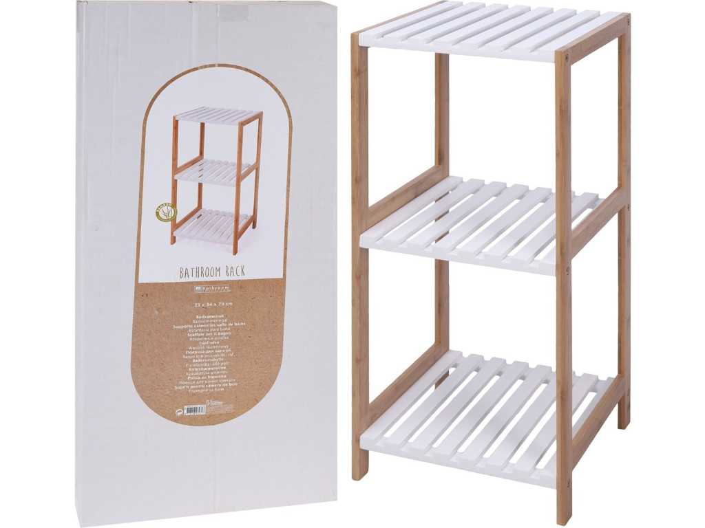 Bathroom Solutions - Towel Storage Rack Bamboo