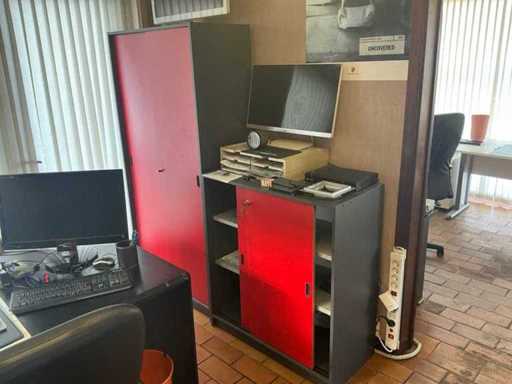 Wooden File Cabinet (5x)