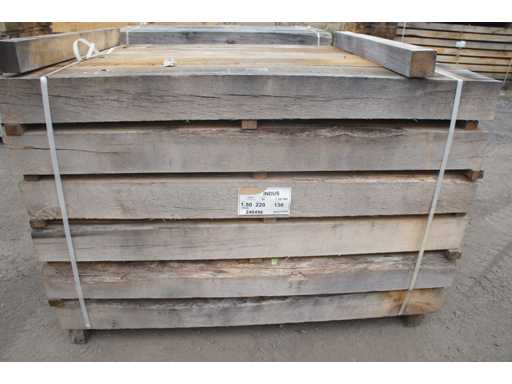 1,12 m³ Grinzi industriale din stejar 130x220