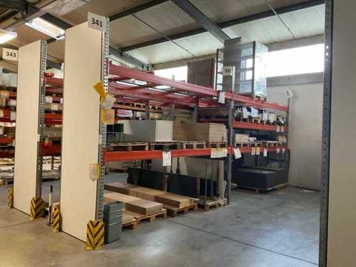 Heavy-duty shelf, without contents