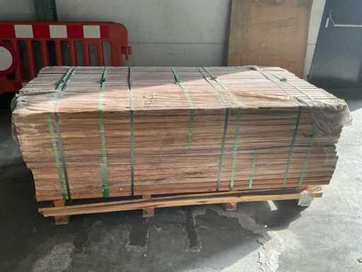 Série de poutres en bois dur (bois de classe 1)