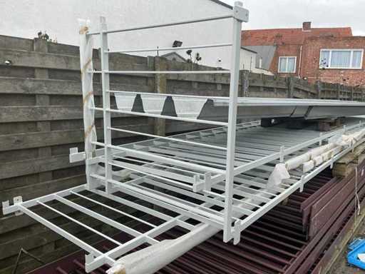 Balustrade/clôture en métal VanDun en 6 parties