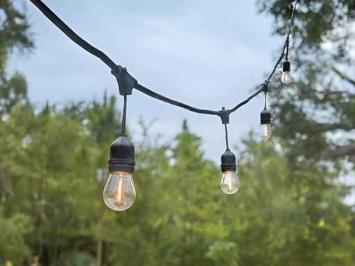 10 meters E27 Waterproof Fairy Lights cable connectable (32x)