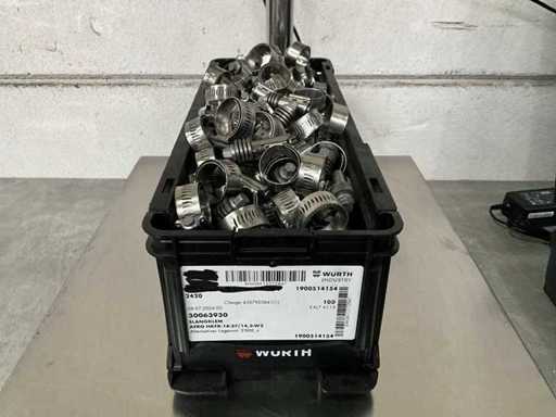 Würth 9.25 kg Slangklem 16-27 / 14,3-W2 in stapelbare bak