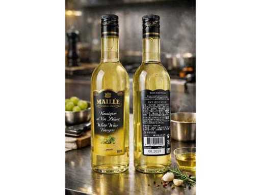 Lot de 48 bouteilles vinaigre de vin, blanc de marque MAILLE 05/2028