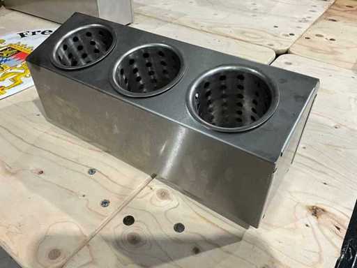 Portaposate in acciaio inossidabile