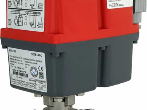 J+J L20 J3 elektrisch gesteuertes Kugelventil 1 Zoll Edelstahl