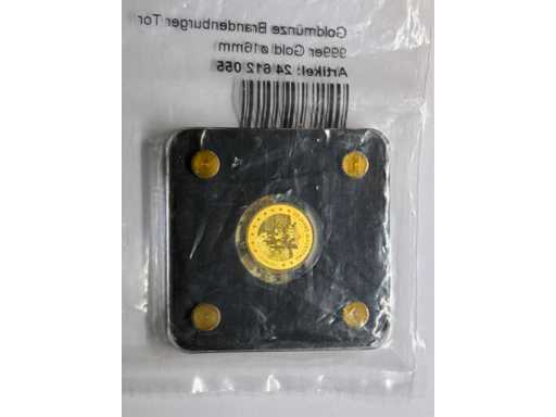 1/200 OZ 999 Or fin 30e anniversaire de la chute du Mur Tchad