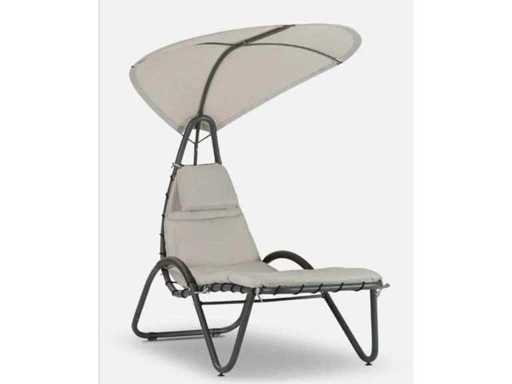 Leco - Lisa - Chaise longue détendue avec toit