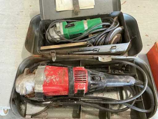 Haakse slijpmachine (2x)
