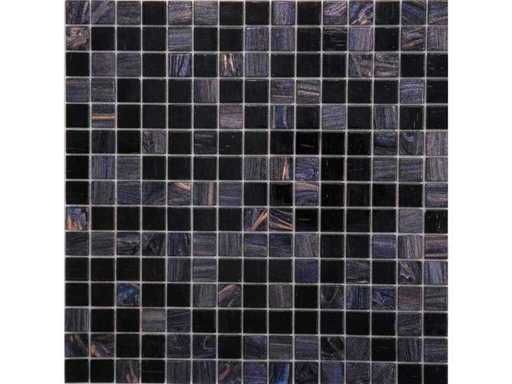 Bisazza Miscele Notte Shiny 32,2x32,4 Mesh 2x2 cm - Glasmozaïek 47m²