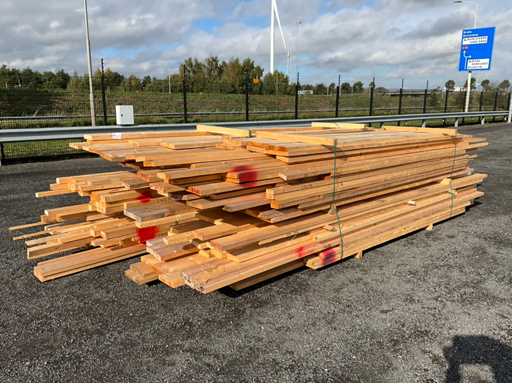 Vuren Bouwhout Ruw En Geschaafd +/-7M3