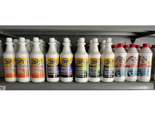 Zep en Super Mix kavel diverse Schoonmaakmiddelen