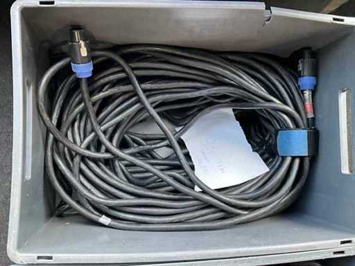 Speakon NL8FC Audio kabel 25 meter (3x)