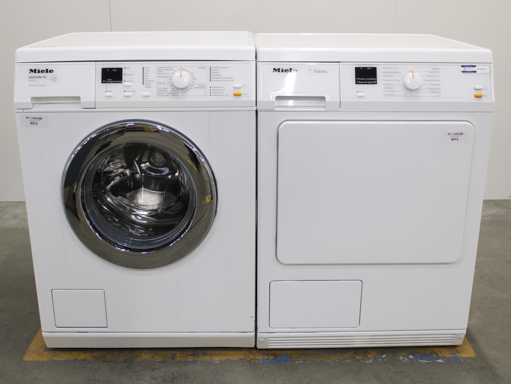 Miele W 3371 Edition 111 Wasmachine & Miele T Classic Wasdroger