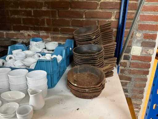 Gusseisenpfannen (34x)