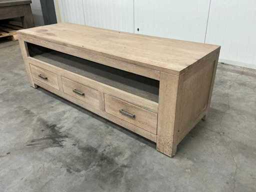 Dębowe meble telewizyjne 51x150x50,5cm