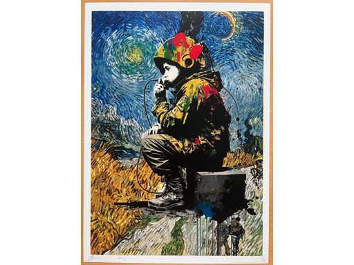 DEATH NYC : Banksy Astronaute & Van Gogh 81/100