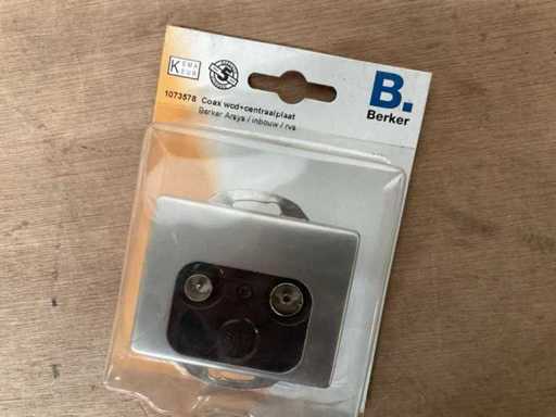 Coaxial cu soclu din oțel inoxidabil Berker Arsys (183x)