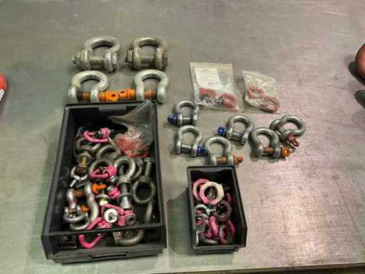 Serie di manette, occhi di sollevamento RUD e punti di sollevamento girevoli