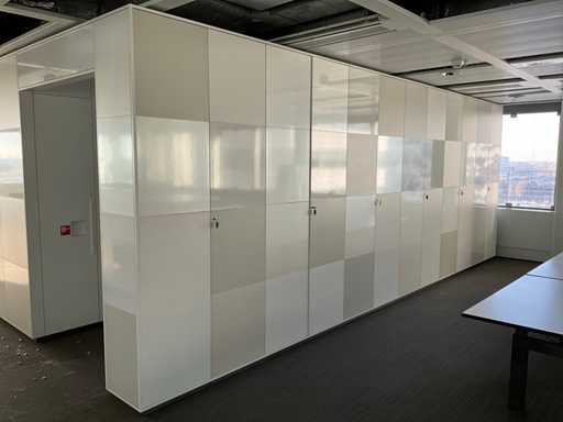 Interieurbouw Lockerkast - 708x267x45 cm 