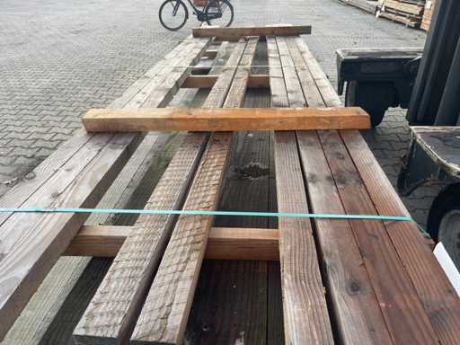 Douglas rules fine sawn 4000x75x45mm (9x)