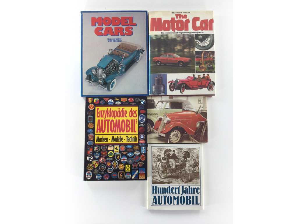 Cartea automobilelor Cărți tematice mixte lot / mașină