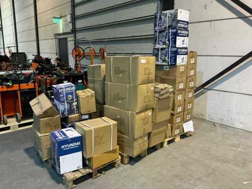 Hyundai - Lotto di utensili elettrici/utensili da giardino/accessori