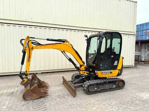 JCB - 8026 CTS - 3 x bak - 2021 - Mini graafmachine