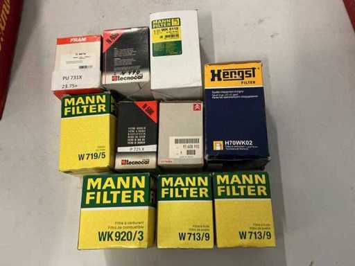 Partij Diverse waaronder,oliefilters,aircofilters enz.