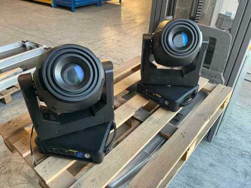 Prolights - Jet Spot 3 240 W LED blanche - DMX 3P - 5P (2x)