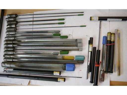 Gühring/BOTEK - Assortment of 24x carbide (single lip) deep hole drill bits