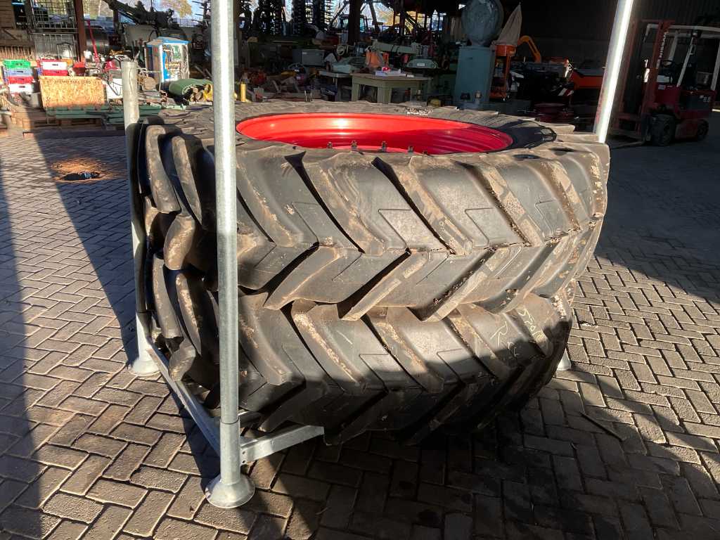 Michelin Agribib Tire with rim (2x)