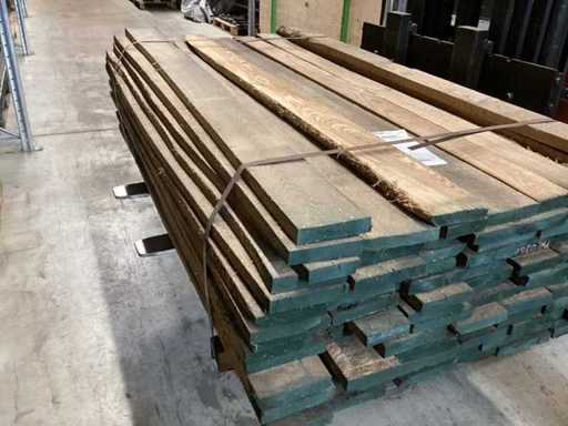 Elm Elm American Planed / Boards edged on 4 sides / 1.90m long / max width board 25cm / thickness board 26mm / dry air-dried
