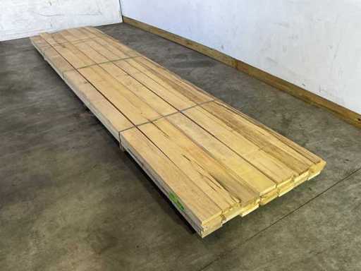 Placă de lemn esențial Celtis - 490x15,5x3 cm (27x)