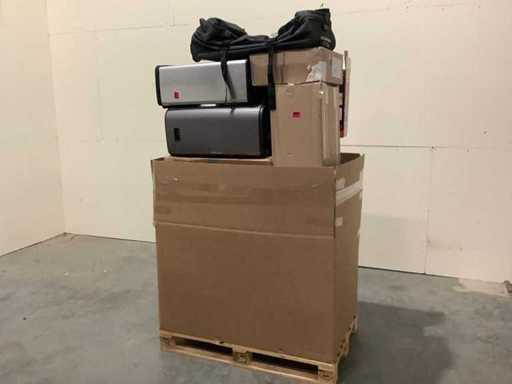 Produkty powrotne marki A z paletami – 32 przedmioty