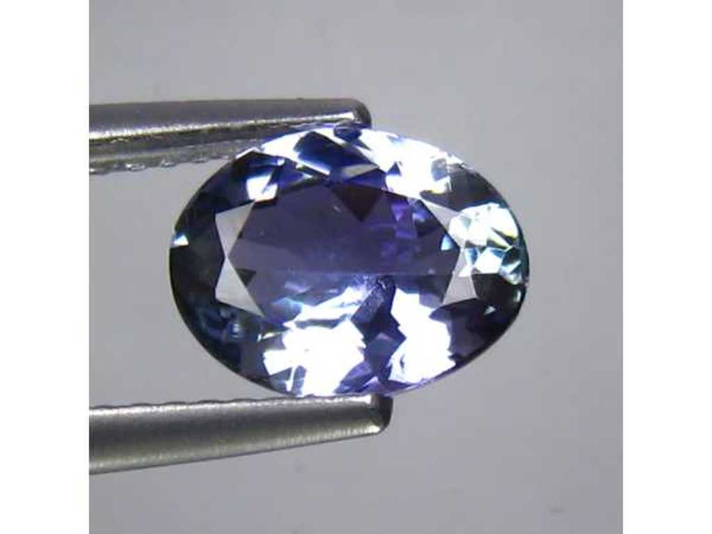 Tanzanite naturelle (bleu violet) 1,64 carat