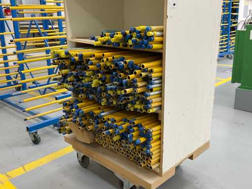 Lot de poutres de voiture sèches