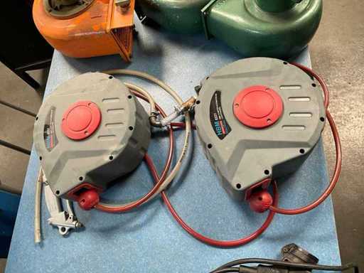 HBM 12 mtr Air hose reel (2x)