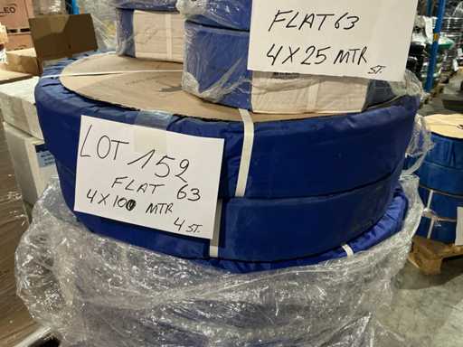 Maxuflex Blue Flat H-D Water Hose (4x)