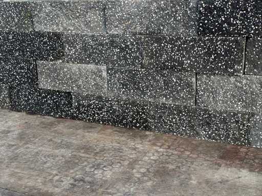 Betonnen muurblokken (ca 448stuks)