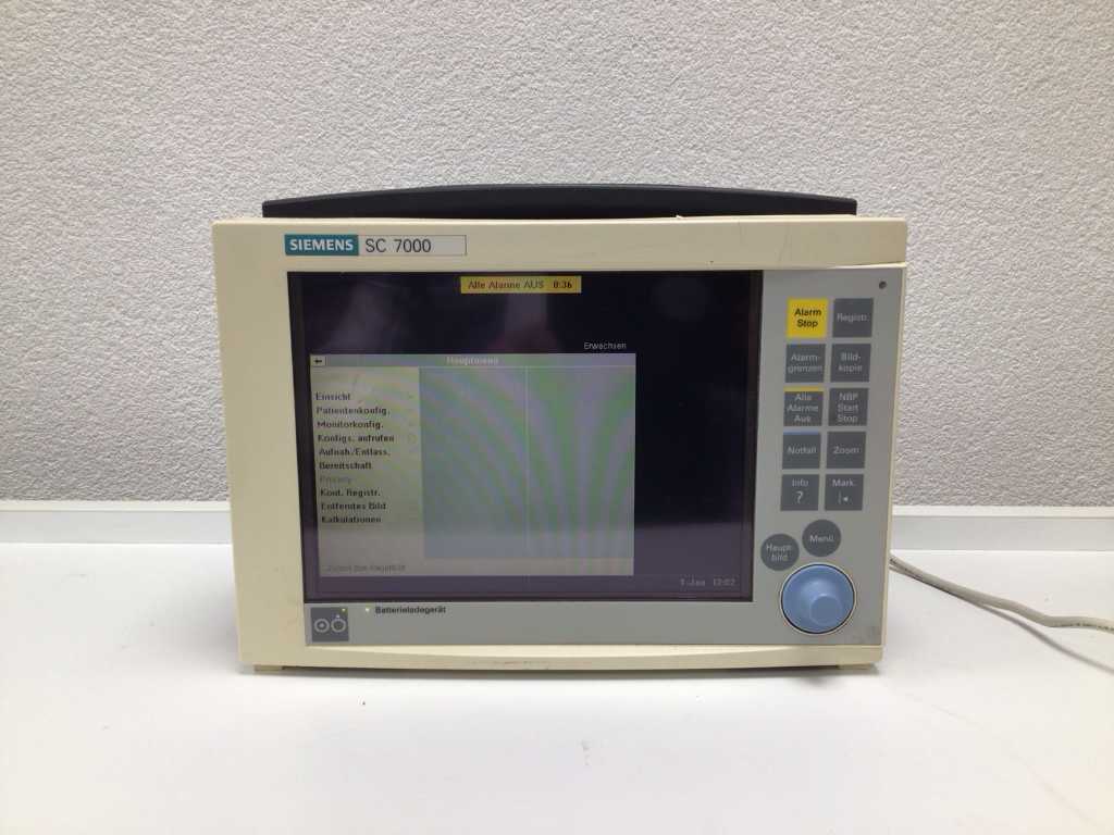 2000 Siemens SC 7000 Patientenmonitor
